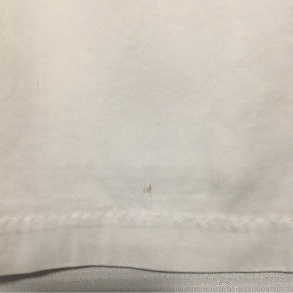 White Y2K Pleated lined Skirt George ME Mark Eisen Cotton blend 6 Side Zip EUC - Picture 12 of 13